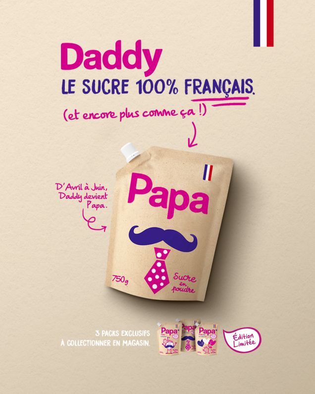 Le sucre Daddy devient « Papa » pour la fête des pères